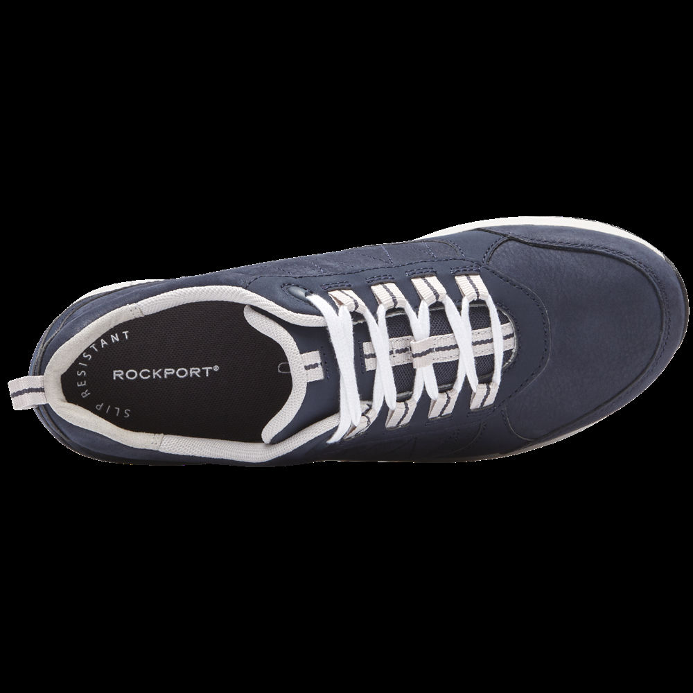 Womens Sneakers - Rockport Trustride - Navy - ZSAH35968